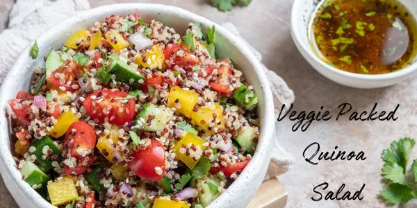 Veggie packed quinoa.